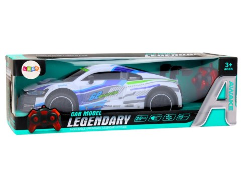 LEAN Toys Auto Sportowe Zdalnie Sterowane RC 1:10 25km/h Światła Biały LEAN Toys Auto Sportowe Zdalnie Sterowane RC 1:10 25km/h Światła Biały