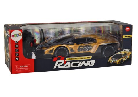 LEAN Toys Auto Sportowe Zdalnie Sterowane RC Skala 1:16 Światła Żółte LEAN Toys Auto Sportowe Zdalnie Sterowane RC Skala 1:16 Światła Żółte