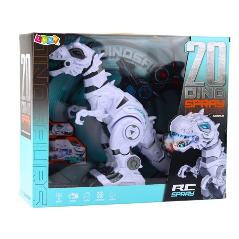 LEAN Toys Dinozaur Robot Zdalnie Sterowany RC Efekt Dymny Światła Dźwięki LEAN Toys Dinozaur Robot Zdalnie Sterowany RC Efekt Dymny Światła Dźwięki