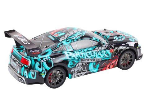 LEAN Toys Duże Auto Sportowe Zdalnie Sterowane RC 1:8 Światła Dźwięki Graffiti LEAN Toys Duże Auto Sportowe Zdalnie Sterowane RC 1:8 Światła Dźwięki Graffiti