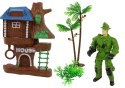 LEAN Toys Duży Park Dinozaurów Dinozaury Jurassic Jaja Akcesoria Palmy