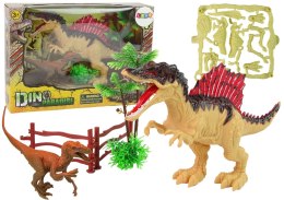 LEAN Toys Duży Park Dinozaurów Zestaw Jurassic Kompsognat Spinozaur Szkielet