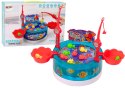 LEAN Toys Gra Magnetyczna Zręcznościowa Łowienie Rybek Światła Dźwięki