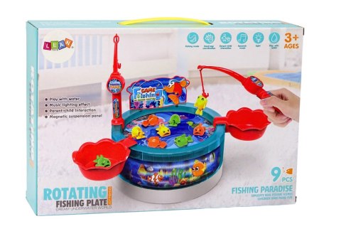 LEAN Toys Gra Magnetyczna Zręcznościowa Łowienie Rybek Światła Dźwięki LEAN Toys Gra Magnetyczna Zręcznościowa Łowienie Rybek Światła Dźwięki