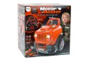 LEAN Toys Warsztat Silnik Auto Do Rozkręcania Zestaw Majsterkowicza Pomarańczowy