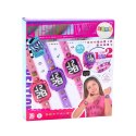 LEAN Toys Zegarek DIY Dla Dzieci Wymienne Opaski Regulowane Koraliki Ozdobne