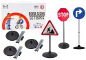 LEAN Toys Zestaw Edukacyjny Duże Znaki Drogowe 76cm 3 Szt