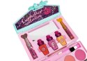 LEAN Toys Zestaw Kosmetyków w Torebce Lusterko Brokaty Paznokcie