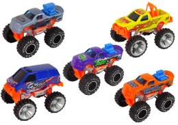 LEAN Toys Zestaw Pojazdów Auta Monster Truck Różne Kolory 9 szt.