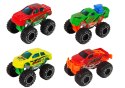 LEAN Toys Zestaw Pojazdów Auta Monster Truck Różne Kolory 9 szt.