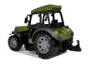 LEAN Toys Zielony Traktor z Przyczepą Cysterna Na Mleko Zdalnie Sterowany 2.4G