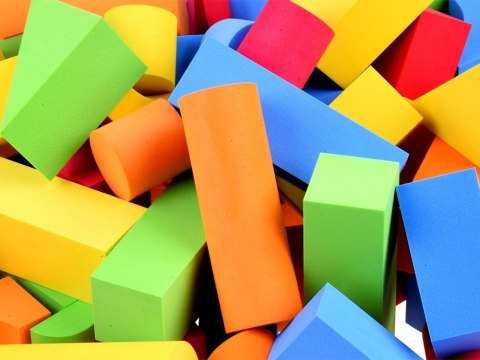 Miękkie kolorowe Klocki PIANKOWE 80 ele ZA3856 Miękkie kolorowe Klocki PIANKOWE 80 ele ZA3856