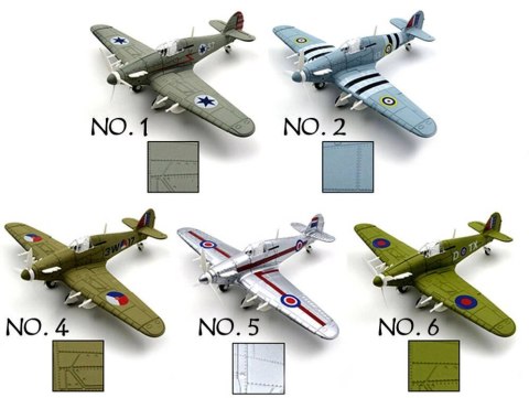 Model do składania Samolot Hawker Hurricane ZA2588 Model do składania Samolot Hawker Hurricane ZA2588