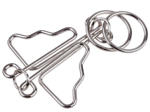 Zestaw łamigłówek metalowych puzzle układanka logiczna ZA1132 Zestaw łamigłówek metalowych puzzle układanka logiczna ZA1132
