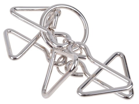 Zestaw łamigłówek metalowych puzzle układanka logiczna ZA1132 Zestaw łamigłówek metalowych puzzle układanka logiczna ZA1132