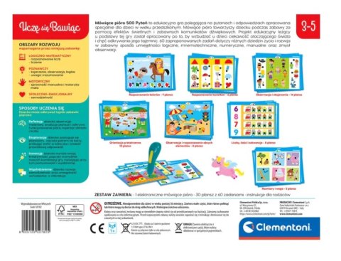 Clementoni Mówiące Pióro 500 Pytań Clementoni