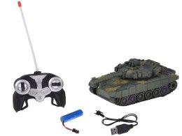 Czołg RC na Pilota Obracana Wieżyczka Światła Realistyczne dźwięki RC0728