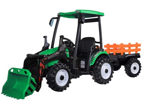 Duży TRAKTOR elektryczny na akumulator dla dziecka przyczepa łyżka PA0320 Duży TRAKTOR elektryczny na akumulator dla dziecka przyczepa łyżka PA0320