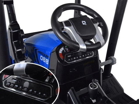 Duży TRAKTOR elektryczny na akumulator dla dziecka przyczepa łyżka PA0320 Duży TRAKTOR elektryczny na akumulator dla dziecka przyczepa łyżka PA0320