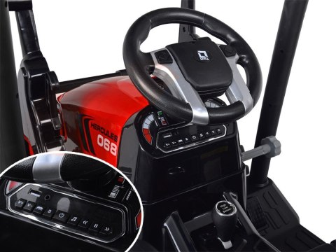 Duży TRAKTOR elektryczny na akumulator dla dziecka przyczepa łyżka PA0320 Duży TRAKTOR elektryczny na akumulator dla dziecka przyczepa łyżka PA0320