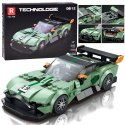 Klocki techniczne Sportowe auto DB12 ZIELONE spojler316-ele ZA5789