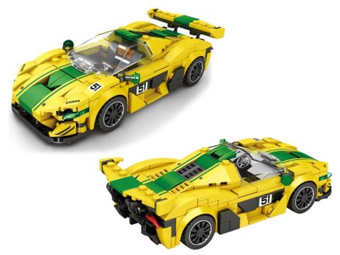 Klocki techniczne Sportowe auto P1 GTR ŻÓŁTO-ZIELONE 368-ele ZA5781 Klocki techniczne Sportowe auto P1 GTR ŻÓŁTO-ZIELONE 368-ele ZA5781