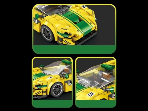 Klocki techniczne Sportowe auto P1 GTR ŻÓŁTO-ZIELONE 368-ele ZA5781 Klocki techniczne Sportowe auto P1 GTR ŻÓŁTO-ZIELONE 368-ele ZA5781