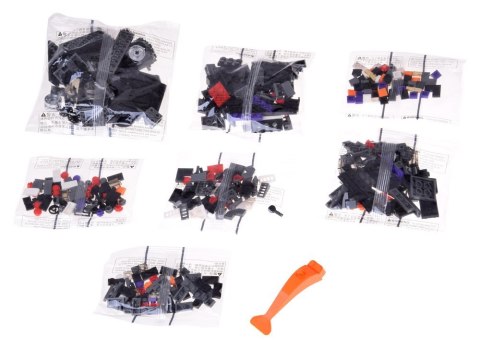 Klocki techniczne Sportowe auto SZARE z lat 60. 437-ele ZA5783 Klocki techniczne Sportowe auto SZARE z lat 60. 437-ele ZA5783