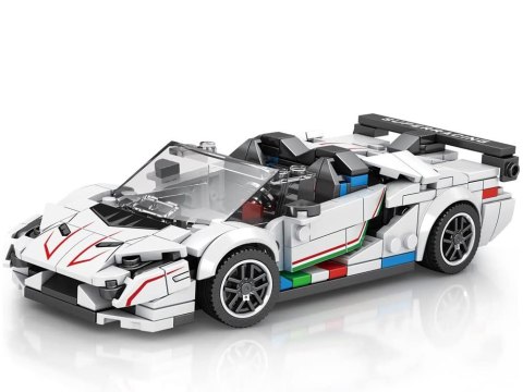 Klocki techniczne Supersportowe auto BIAŁY KABRIOLET spojler 348-ele ZA5787 Klocki techniczne Supersportowe auto BIAŁY KABRIOLET spojler 348-ele ZA5787