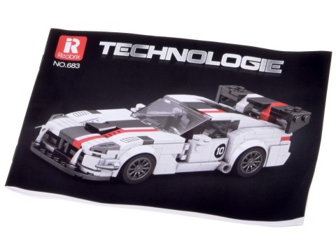Klocki techniczne Supersportowe auto BIAŁY VIPER spojler 419-ele ZA5784 Klocki techniczne Supersportowe auto BIAŁY VIPER spojler 419-ele ZA5784