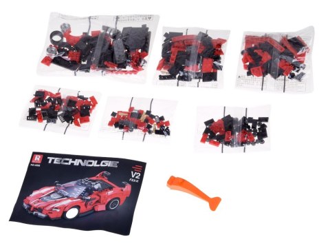Klocki techniczne Supersportowe auto CZERWONY KABRIOLET 360-ele ZA5786 Klocki techniczne Supersportowe auto CZERWONY KABRIOLET 360-ele ZA5786