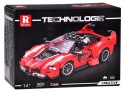 Klocki techniczne Supersportowe auto CZERWONY KABRIOLET 360-ele ZA5786