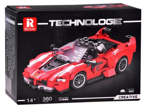 Klocki techniczne Supersportowe auto CZERWONY KABRIOLET 360-ele ZA5786 Klocki techniczne Supersportowe auto CZERWONY KABRIOLET 360-ele ZA5786