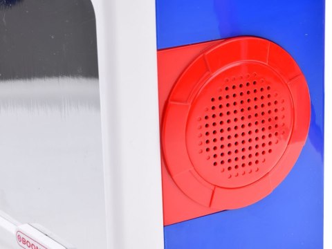 Muzyczny głośnik niebieski Boombox dla dzieci z mikrofonem IN0167 Muzyczny głośnik niebieski Boombox dla dzieci z mikrofonem IN0167