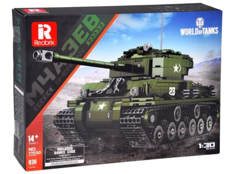 Reobrix Licencjonowane Klocki Czołg Sherman M4A3E8 836 ele ZA5806 Reobrix Licencjonowane Klocki Czołg Sherman M4A3E8 836 ele ZA5806