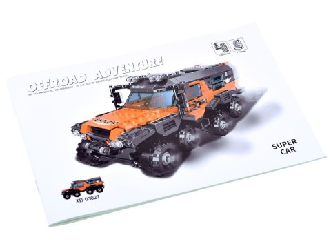 Techniczne duże Klocki terenowe auto 529ele ZA3467 Techniczne duże Klocki terenowe auto 529ele ZA3467