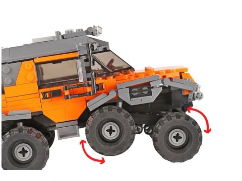 Techniczne duże Klocki terenowe auto 529ele ZA3467 Techniczne duże Klocki terenowe auto 529ele ZA3467