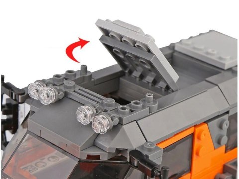 Techniczne duże Klocki terenowe auto 529ele ZA3467 Techniczne duże Klocki terenowe auto 529ele ZA3467