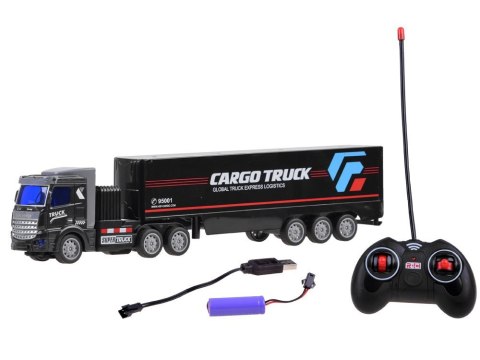 Tir z naczepą sterowany na pilota 27 MHz ciężarówka RC0566 Tir z naczepą sterowany na pilota 27 MHz ciężarówka RC0566
