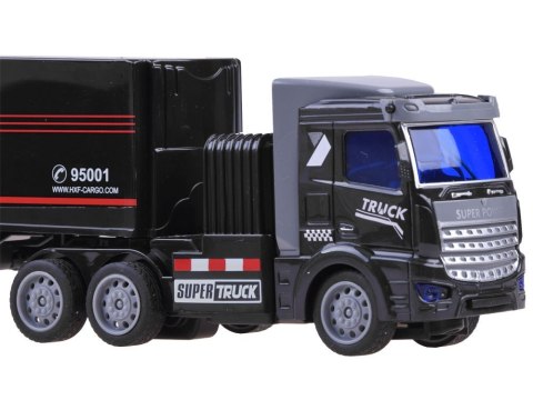 Tir z naczepą sterowany na pilota 27 MHz ciężarówka RC0566 Tir z naczepą sterowany na pilota 27 MHz ciężarówka RC0566