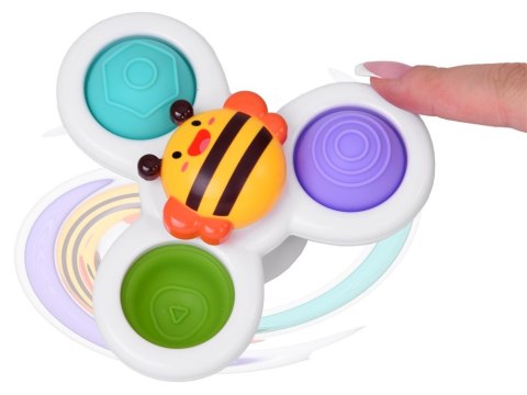 Zabawka Sensoryczna Fidget Spinner z Przyssawką 3 szt ZA5340 Zabawka Sensoryczna Fidget Spinner z Przyssawką 3 szt ZA5340