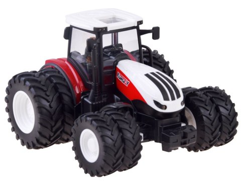 Zdalnie sterowany Duży CZERWONY TRAKTOR z przyczepą + Światło RC0602 Zdalnie sterowany Duży CZERWONY TRAKTOR z przyczepą + Światło RC0602
