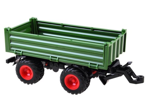 Zdalnie sterowany Duży CZERWONY TRAKTOR z przyczepą + Światło RC0602 Zdalnie sterowany Duży CZERWONY TRAKTOR z przyczepą + Światło RC0602