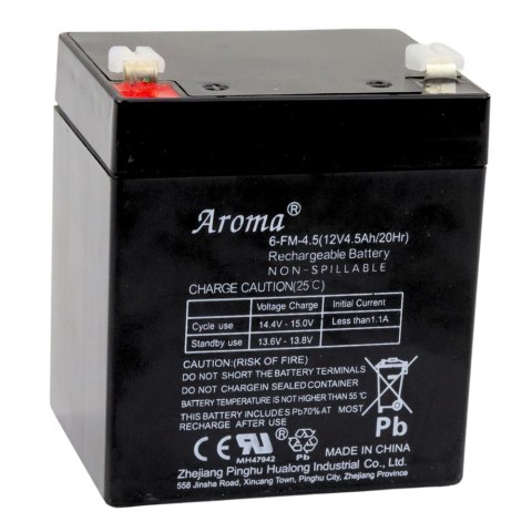 LEAN CARS Akumulator Żelowy Aroma Do Auta na Akumulator 12V4.5Ah