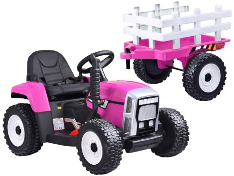 Traktor z przyczepą na akumulator + pilot PA0242 Traktor z przyczepą na akumulator + pilot PA0242