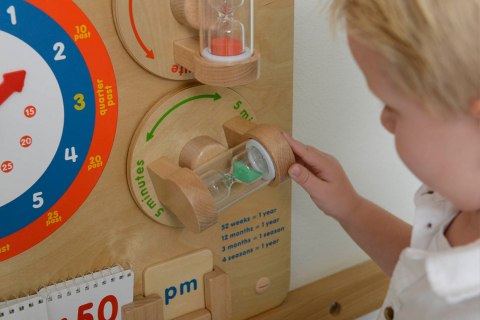 MASTERKIDZ Nauka O Czasie Czytanie Godziny - Tablica Edukacyjna MASTERKIDZ Nauka O Czasie Czytanie Godziny - Tablica Edukacyjna