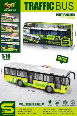 Autobus z Funkcją Świateł i Dźwięku Zielony