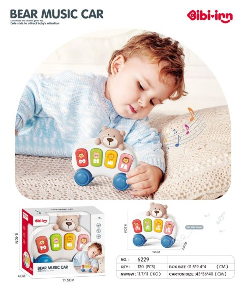 Pianinko Miś Dla Najmłodszych