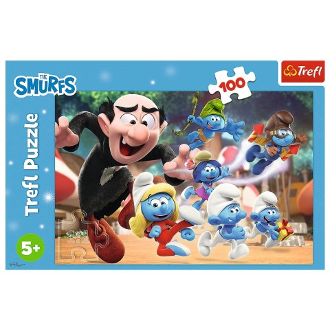 Trefl Puzzle Puzzle - 100 - Nauki Papy Smerfa - Smerfy - Trefl 16481 Trefl Puzzle Puzzle - 100 - Nauki Papy Smerfa - Smerfy - Trefl 16481