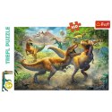 Trefl Puzzle Puzzle - 160 - Walczące Tyranozaury - Trefl 15360